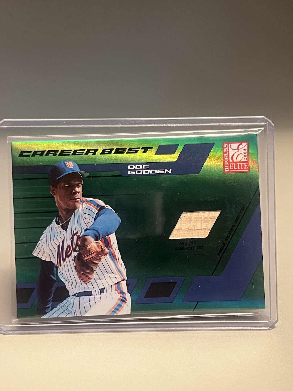 2004 DONRUSS ELITE CAREER BEST GREEN DOC GOODEN GAME USED BAT /200 CB-12