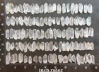 100pcs Bulk Rough Clear Crystal Quartz Small Mini Points Terminated Tips