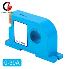 AC Current Sensor Transmitter Single-phase DC24V Output 4-20ma 0-30A/50A/100A