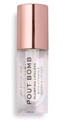 Revolution Glaze Lip Oil Pout Bomb Plumping Lip Gloss High Shine Full Size! 