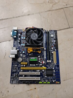 Foxconn A74ML-K Motherboard + AMD CPU + 2GB RAM DDR2 Socket am2