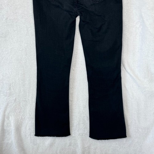 Jeans mamma donna 24 nero The Hustler caviglia sfilacciato orlo non colpevole lavaggio - Foto 9 di 15