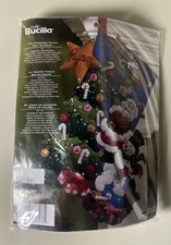Bucilla Christmas Felt 18" Stocking Kit The Finishing Touch 86278