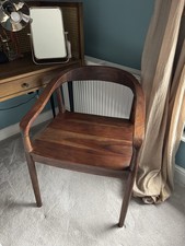 Nkuku Anbu Acacia Dining Chair - Washed Walnut