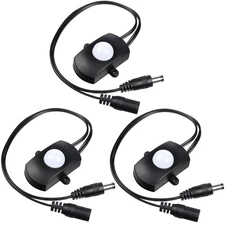 3 Pieces DC 5V-24V 5A PIR Motion Activated Sensor Light Switch Occupancy Moti...