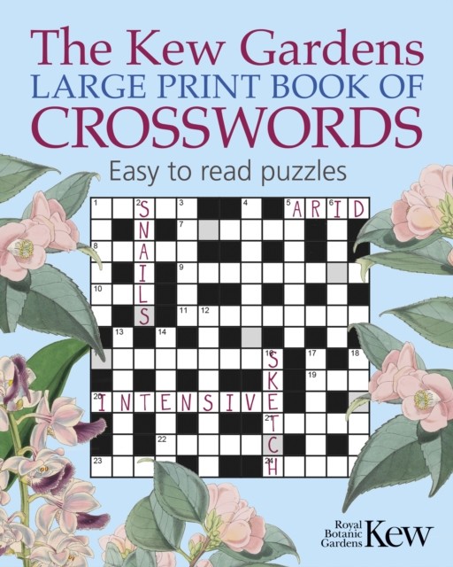 The Kew Gardens Large Print Book of Crosswords by Eric Saunders - - Image 3