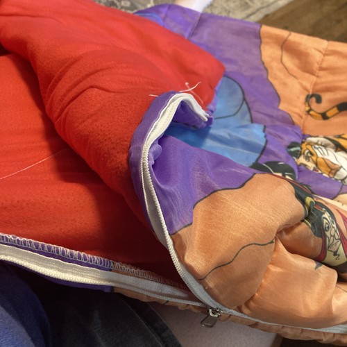 Vintage 90s Aladdin and Jasmine Kids sleeping bag - Picture 4 of 4
