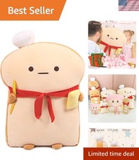 Cute 17.7in Soft Bread-Shaped Plush Pillow  Perfect Gift for Kids  Home Decor