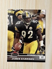James Harrison 2008 Stadium Club Rookie Card #87 Pittsburgh Steelers. rookie card picture