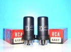 6AB7 RCA NOS radio audio metal vintage amplifier vacuum tube tested 6AB7Y