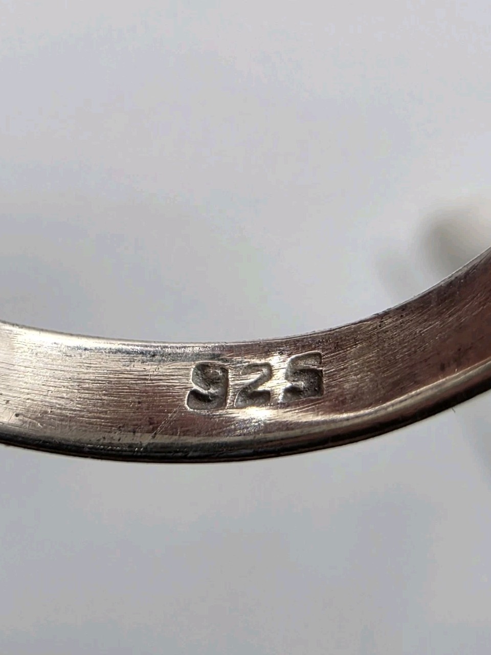 Solid Sterling Silver 925 Turquoise Ring Size 8 G… - image 8