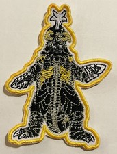 GODZILLA monster 4" MEGALON Embroidered figure PATCH kaiju sew iron vs gigan v