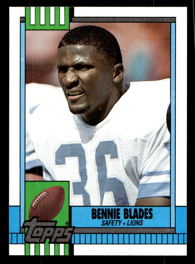 1990 Topps - Bennie Blades #361 Football Sports Card Raw Trading Card