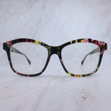 Christian Lacroix CL1076 290 Multicolor Floral Black Eyeglass Frames 52-15-140