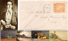 1897 Honolulu HI Cover~ HENRY M. WHITNEY ~HAWAII's 1st Postmaster ~ Mark Twain