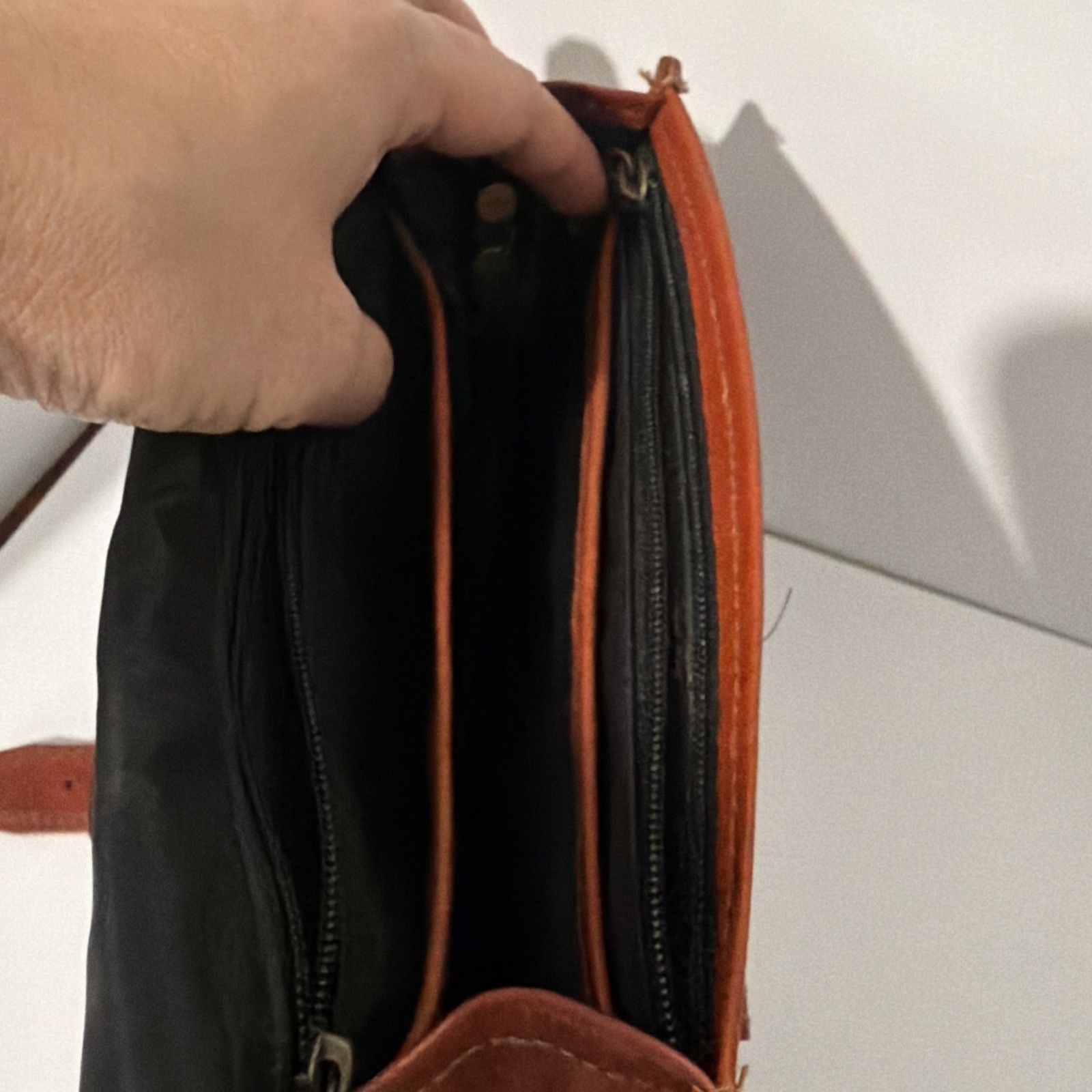 Leathernative  Purse Medium Messenger Crossbody B… - image 7