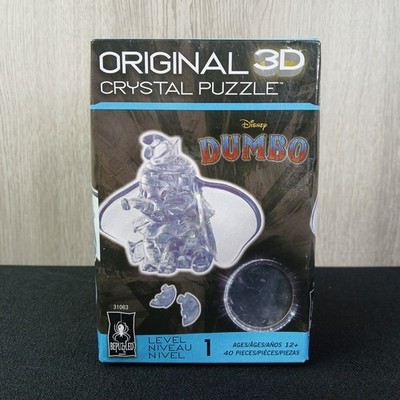 Original 3D Crystal Puzzle Disney's Dumbo Bepuzzled PLEASE READ 