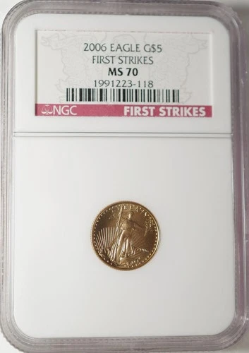 2006-P MS70 $5 GOLD AMERICAN EAGLE NGC CERT PERFECT CONDITION