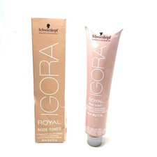 Igora royal nude tones permanent color cream 6-46 dark blonde beige chocolate