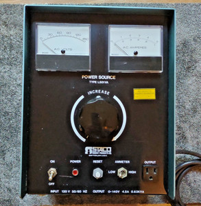 Staco L501VA Power Source Autotransformer Very Good Working & Cosmetic Condition