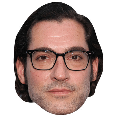 Tom Ellis (Long Hair) Celebrity Mask, Flat Card Face, Fancy Dress Mask