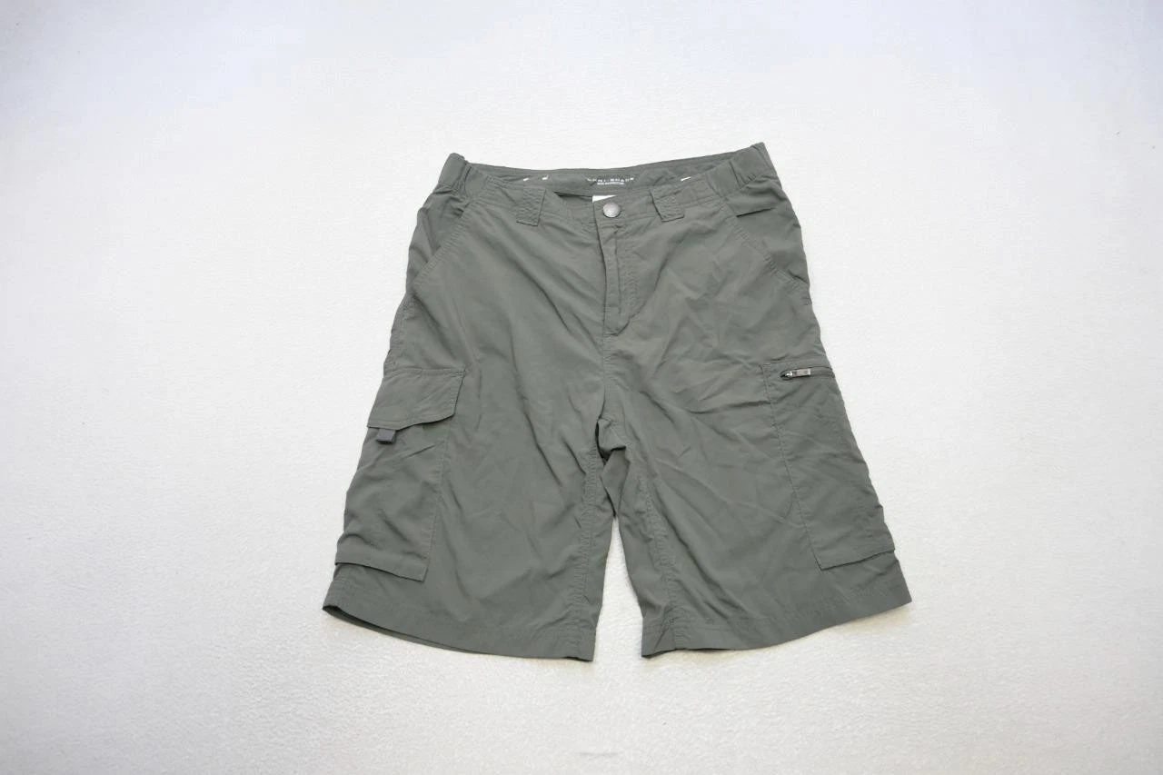 Columbia Omni-Shade Cargo Shorts Green Fishing Hiking Camping Mens Size 30