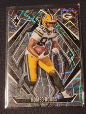 2024 Panini Phoenix Football Silver Lazer Prizm - #125:Romeo Doubs - Green Bay 