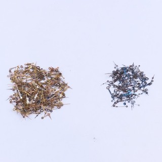 American Assortment of over 250 Lapel to 16 Size PW Vintage Blued Watch Hands