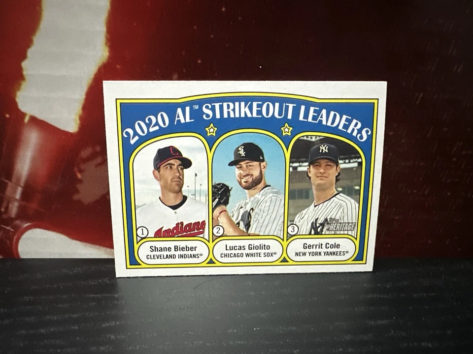 2021 Topps HERITAGE BASEBALL Base + In Action + Leaders Cards - U Pick your card - Image 2 of 3
