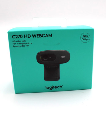 Logitech C270 HD-Webcam - Schwarz (960-001063), praktisch, leicht zu bedienen