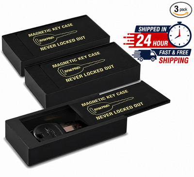 3x Hide A Key Magnetic Key Holder Key Box Car A Key Master Lock Key Holder HIDE