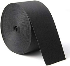 10 Yards 2 Inch Wide Black Nylon Webbing Strap