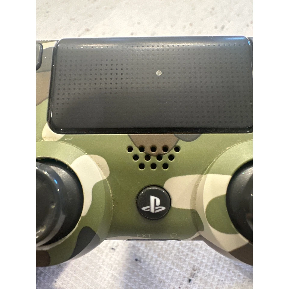 PlayStation 4 DualShock 4 Controller Camo Green Camouflage tested Wireless PS4 - Image 2 of 4