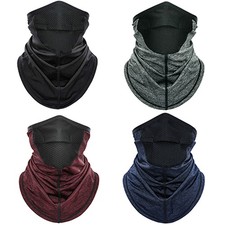 Sport Face Mask Summer Cooling Ice Silk Neck Gaiter Sun Protection for Men Women
