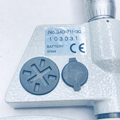 Mitutoyo 340-711-30 Interchangeable Outside Micrometer Digital Set - 0-6" - NICE - Picture 11 of 22