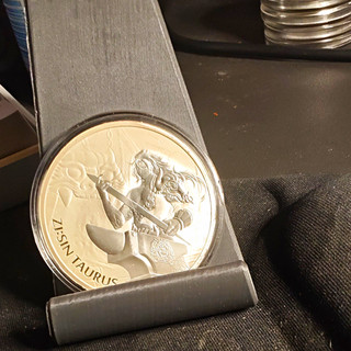 KOMSCO 2021 Republic of Korea Clay .999 Fine Silver ZIS: Taurus Medal Capsule