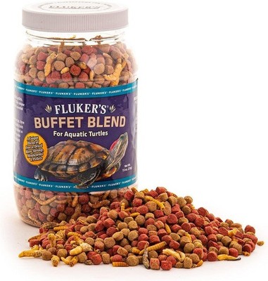 Fluker's Buffet Blend: Nutritious Aquatic Turtle Food, 7.5oz
