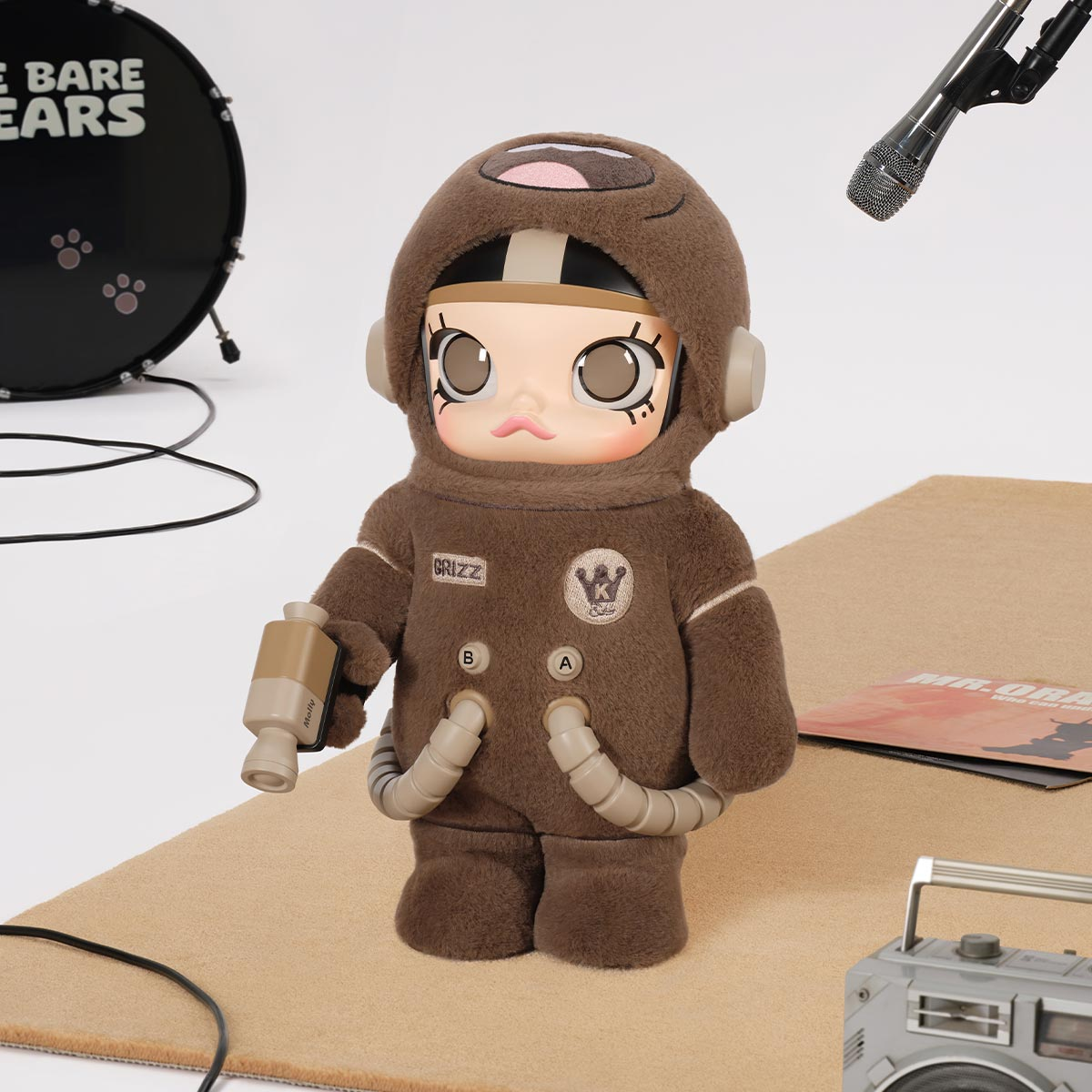 100% Authentic MEGA SPACE MOLLY 400% WE BARE BEARS Art Trendy Gift