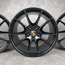 Porsche Felgen 991.1 20" Original Carrera SIII Schwarz C4 4S GTS ET52 neuwertig