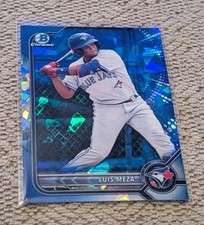 2021 LUIS MEZA BOWMAN DRAFT CHROME SAPPHIRE #BDC-89 BLUE JAYS