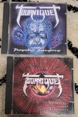 Tourniquet 2CD Lot Thrash Metal Psycho Surgery Pathogenic Ocular Dissonance