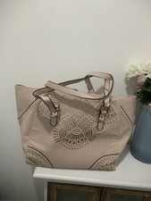 Pink Hollow Texture Lady PU Handbag from New look.