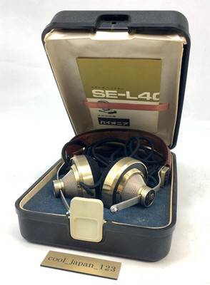 Pioneer SE-L40 Vintage Stereo Kopfhörer Messing & Leder getestet mit Hülle se...