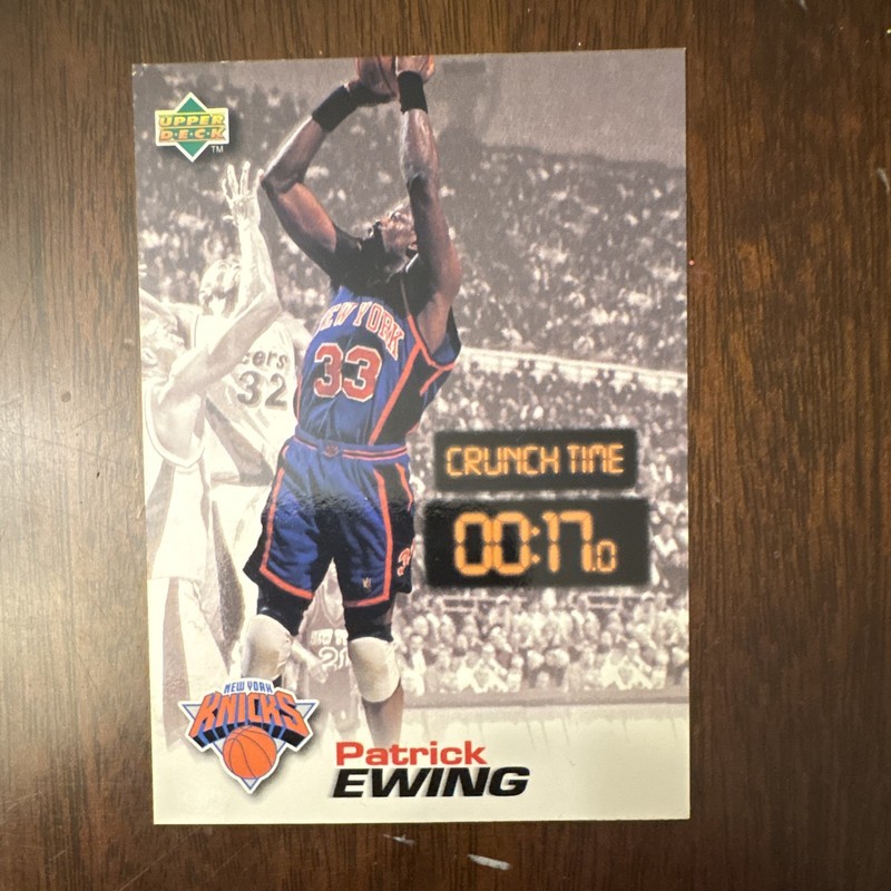 Upper Deck 1997 Crunch Time Patrick Ewing New York Knicks #CT 21/40 Insert