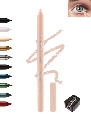 Nude Waterline Eyeliner Gel Pencil,Peach 03 