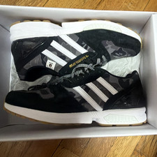 Size 9 - BAPE x Undefeated x adidas ZX 8000 A-ZX Series - Black