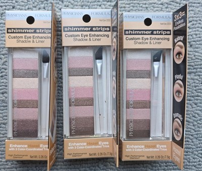3 Physicians Formula Shimmer Strips Enhancing Shadow & Liner, (2222) Hazel Eyes