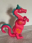 Vintage 1974 Fisher Price Little People Playset Castle #993- Pink Dragon Figure