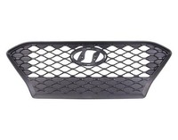 Gitter Grill Vorne FÜR Hyundai Kona 2017-2020 Schwarz