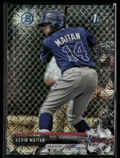 2017 Bowman #BCP100 Kevin Maitan Chrome Prospects Mojo